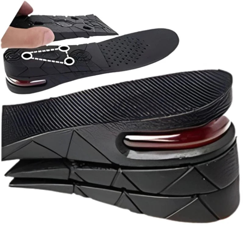 3 Layer Height Increase Insoles β Adjustable 3 cm to 7 cm | Soft, Comfortable & Shock-Absorbing | Elevator Shoe Inserts for Men & Women
