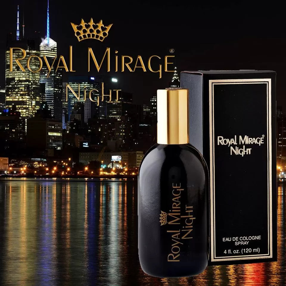 Royal Mirage Night Eau De Cologne 120ml | Long-Lasting Unisex Fragrance