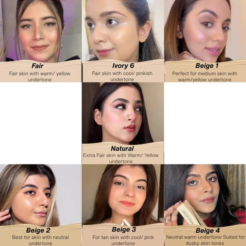 Fair | Miss Rose Silk Flawless Foundation | Long-Lasting Lightweight Liquid Foundation with Natural Radiant Finish